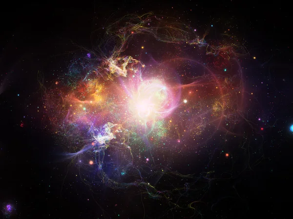 Accidental Fractal Nebulae — Stock Photo, Image