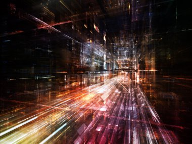 gelecek şehir ışıkları