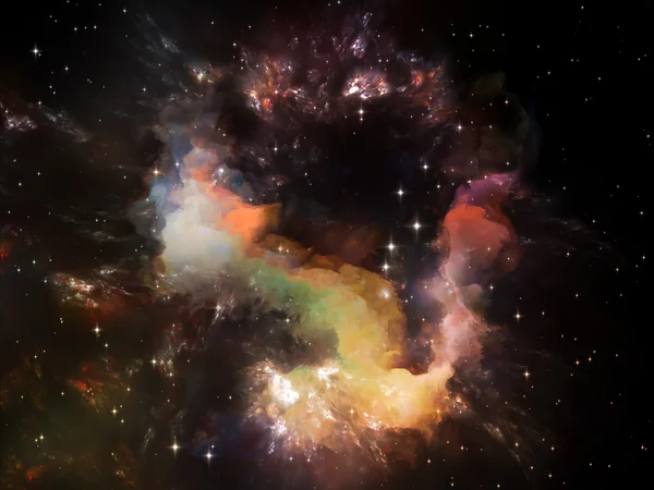 Fractal Nebula — Stock Photo, Image