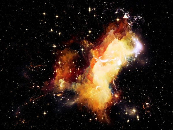 Virtuell orion nebula — Stockfoto
