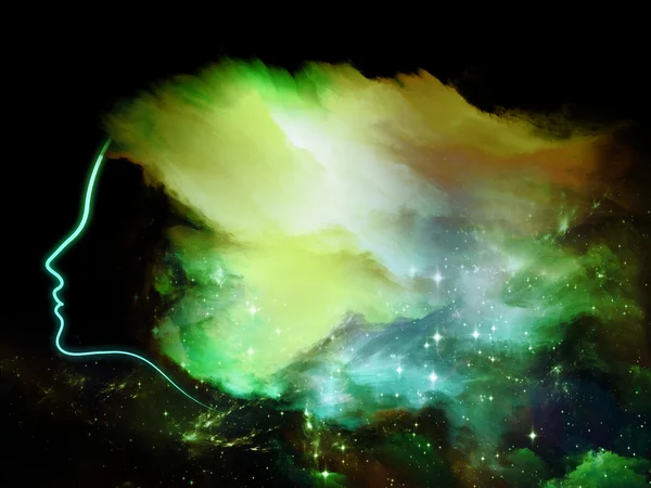 Nebula kız — Stok fotoğraf