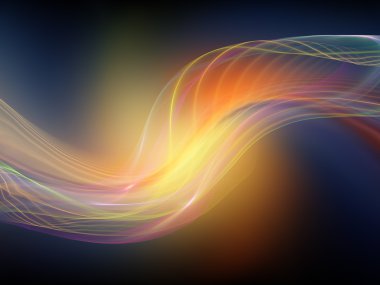 önceden in fractal dalgalar