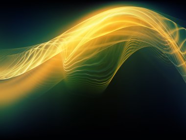 fraktal dalgaları arka plan