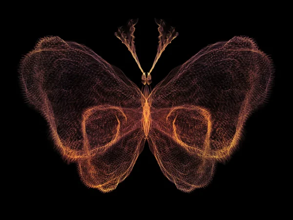 Richting van digitale vlinder — Stockfoto