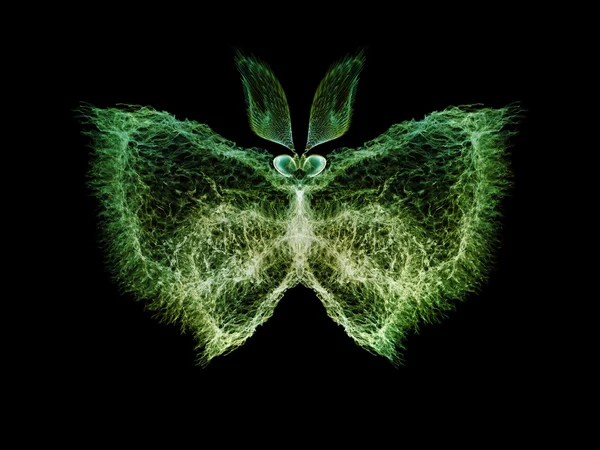 Virtueller Schmetterling — Stockfoto