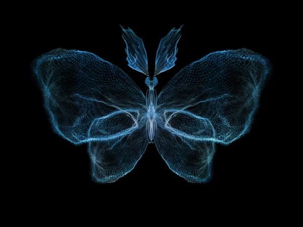 Virtual Butterfly — Stock Photo, Image