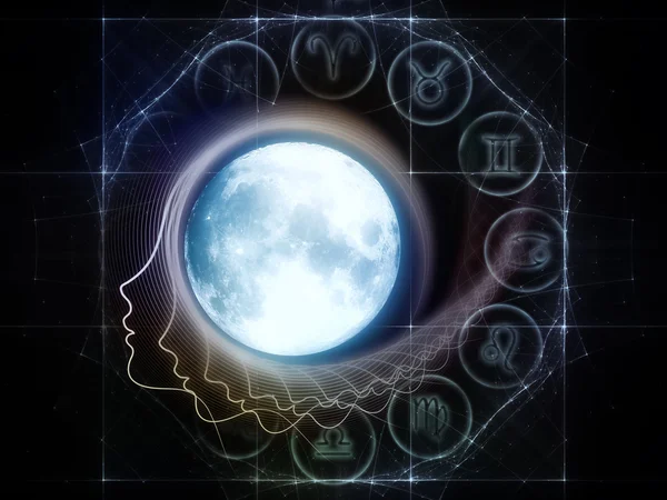 Inner Life of the Moon — Stock Photo, Image