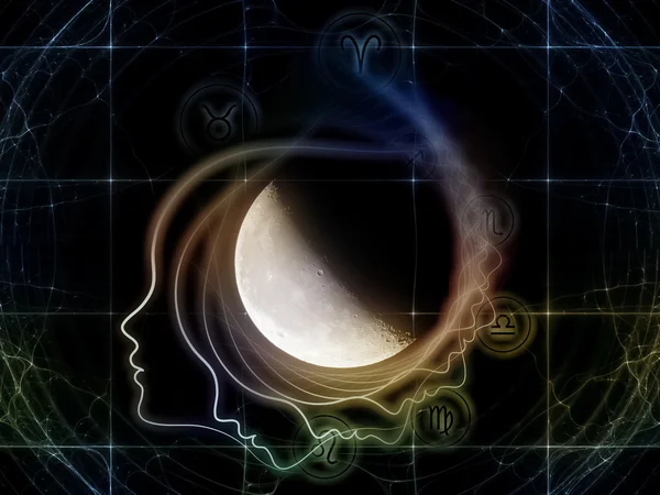 Inner Life of the Moon — Stock Photo, Image