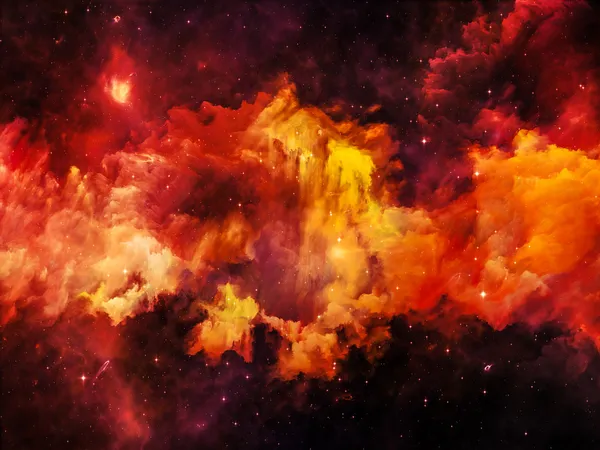 Visualization of Nebula — Stock Photo, Image