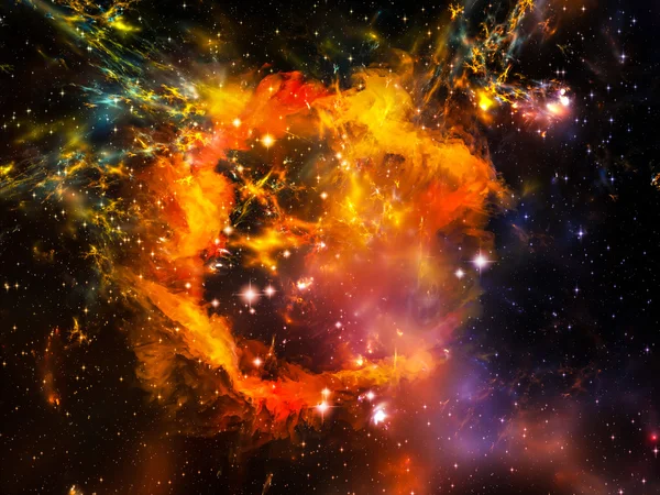 塗られた星雲 — ストック写真