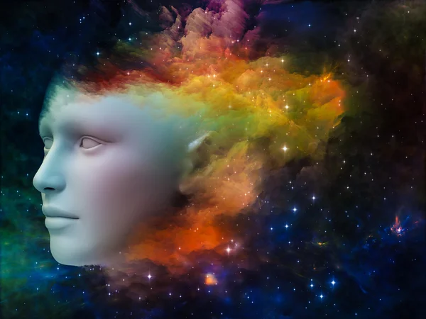 Girl Nebula — Stock Photo, Image