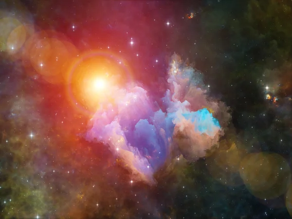 星雲のエネルギー — ストック写真