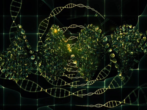 Синергия ДНК — стоковое фото