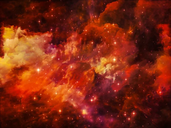 Visualization of Nebula — Stock Photo, Image