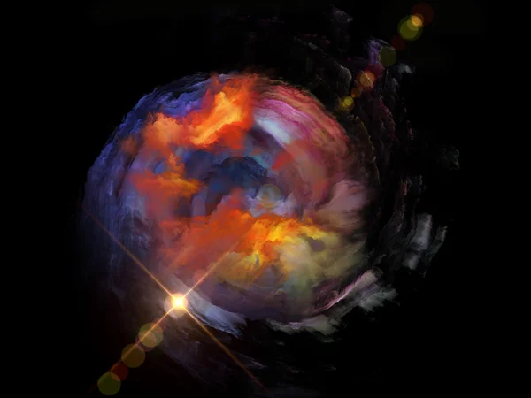 Nebula Visualization — Stock Photo, Image