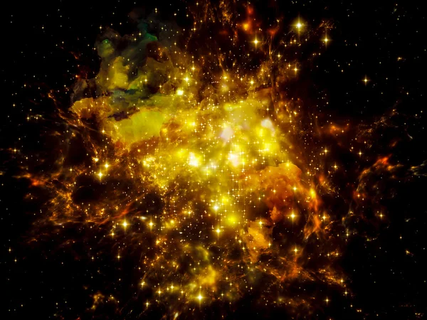 Nebulosa fractal — Fotografia de Stock