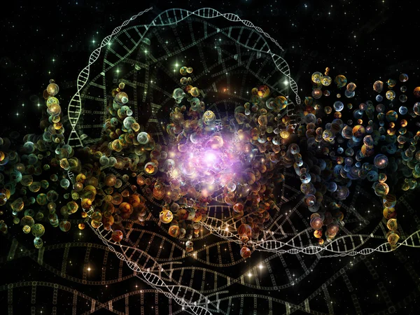 Virtual DNA — Stock Photo, Image