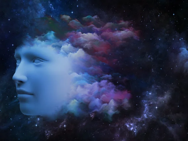 Nube mente — Foto de Stock
