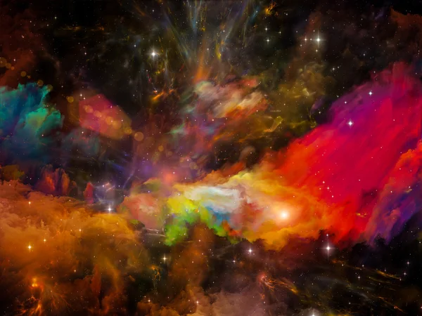 Nebula baggrund - Stock-foto