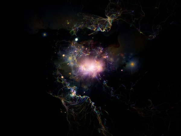 Advance of Fractal Nebulae — Stock Photo, Image