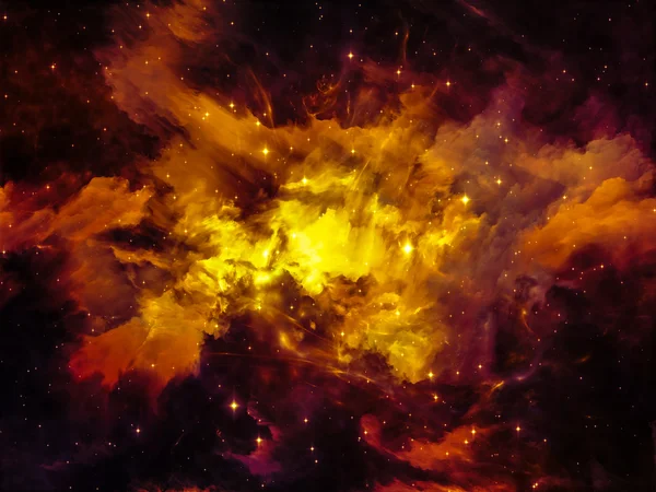 Nebulosa conceptual — Fotografia de Stock