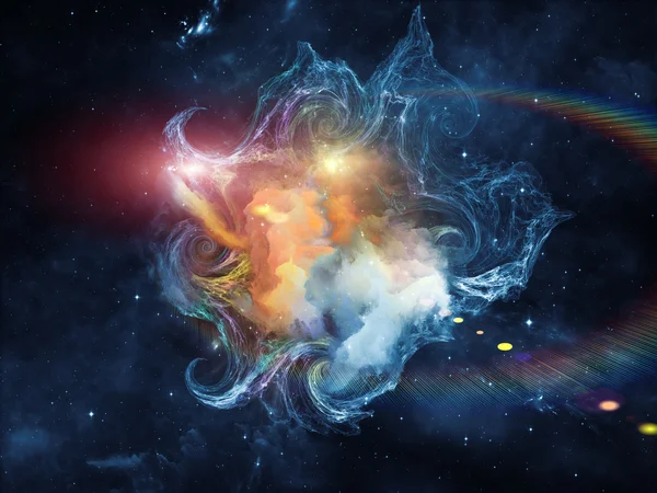 Virtuella nebulosa — Stockfoto