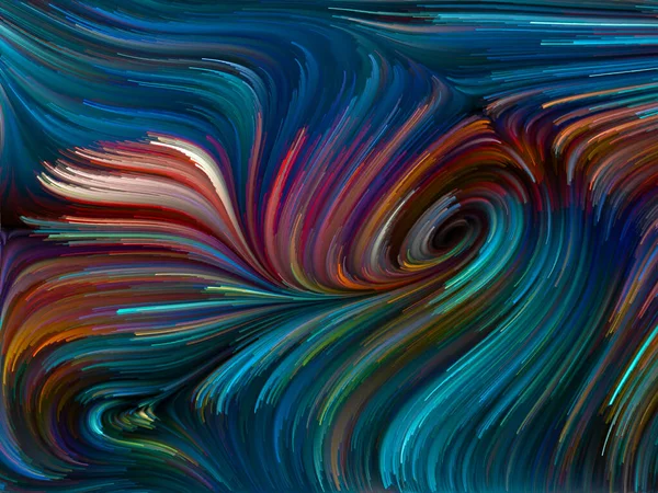 カラー ウォールシリーズ 創造性 芸術に関するプロジェクトのためのスペクトル繊維のカラフルな動きで作られた芸術的背景 — ストック写真