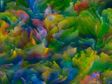 Organic Canvas series. Composition of  colorful, detailed textures for projects on creativity in life and art