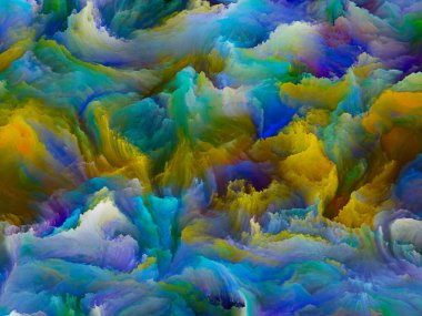 Organik tuval serisi. Yaşamda ve sanatta yaratıcılık üzerine projeler için uygun renkli ve detaylı dokuların soyut düzenlenmesi