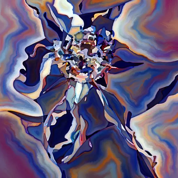 Fragmentado Serie Self Esbozos Del Rostro Humano Composición Abstracta Del — Foto de Stock