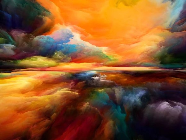 Gradient Landscape Seeing Never World Series Background Design Colors Textures — 스톡 사진