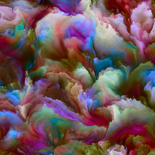 Serie Tela Organica Interazione Texture Colorate Dettagliate Creatività Nella Vita — Foto Stock