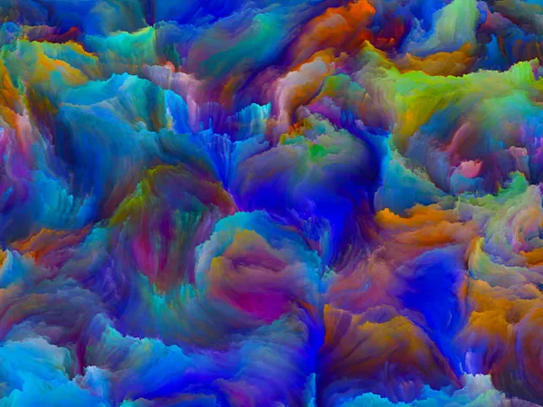 Série Toiles Organiques Arrangement Créatif Textures Colorées Détaillées Pour Sujet — Photo