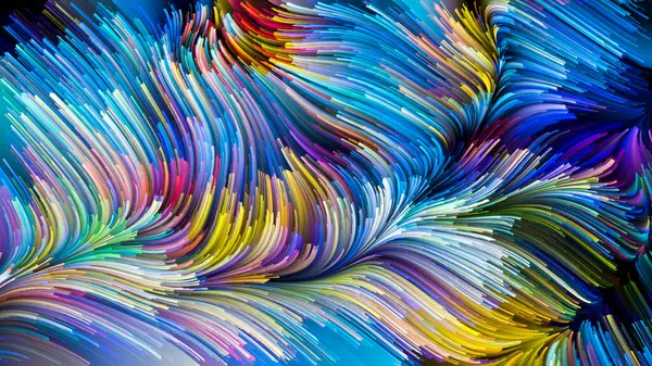 Color Motion Series Abstract Design Made Liquid Paint Pattern Subject — Stock Photo, Image