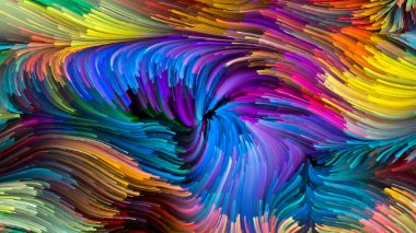 Hareket içinde renk serisi. Sıvı boya desen tasarım, yaratıcılık ve hayal gücü ekranlar ve mobil cihazlar için duvar kağıdı olarak kullanmak için konu için yaratıcı düzenleme