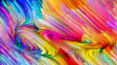 Hareket içinde renk serisi. Sıvı boya desen için zemin tasarımı tasarım, yaratıcılık ve hayal gücü ekranlar ve mobil cihazlar için duvar kağıdı olarak kullanmak için çalışır