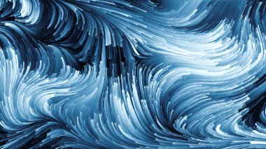 Color In Motion serisi. Tasarım, yaratıcılık ve hayal gücü üzerine projeler için ekran ve cihazlar için duvar kağıdı olarak kullanılacak sıvı boya kalıbının bileşimi