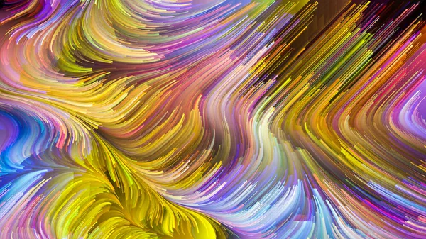 Color Motion Series Composition Liquid Paint Pattern Metaphorical Relationship Design — Stock Photo, Image