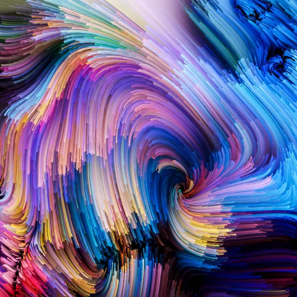 Color Motion Series Artistic Abstraction Composed Liquid Paint Pattern Subject — Stock Photo, Image