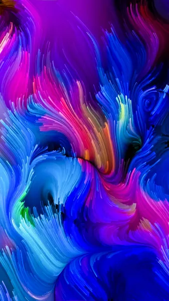 Color Motion Series Abstract Design Made Liquid Paint Pattern Subject — Stock Photo, Image