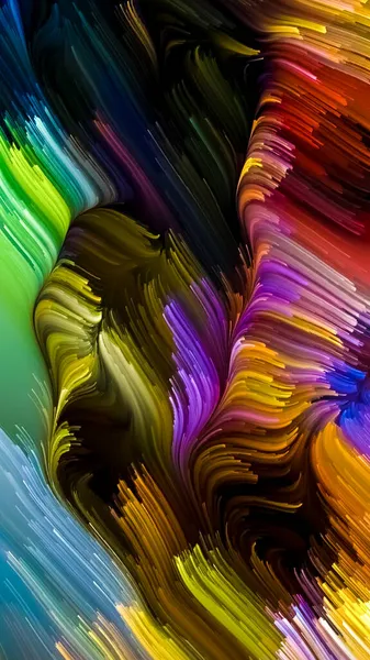 Χρώμα Σειρά Κίνησης Αφηρημένος Σχεδιασμός Από Μοτίβο Υγρού Χρώματος Στο — Φωτογραφία Αρχείου