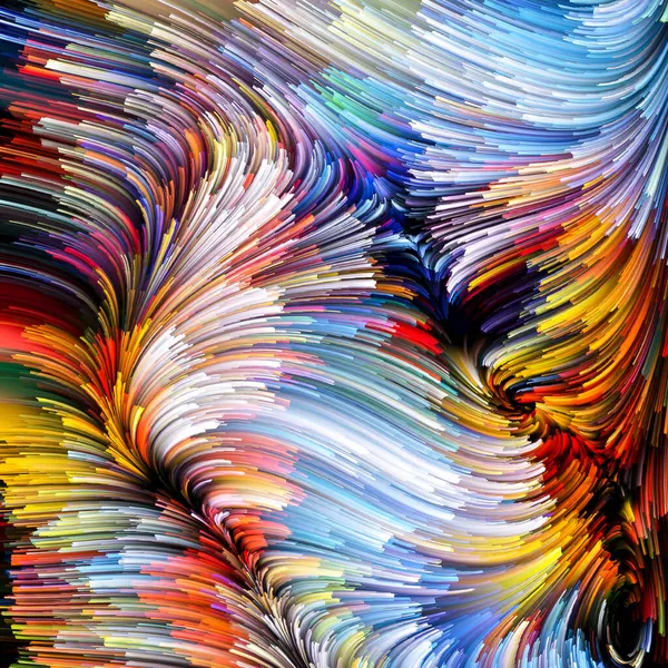 Serie Color Movimiento Disposición Creativa Del Patrón Pintura Líquida Como — Foto de Stock