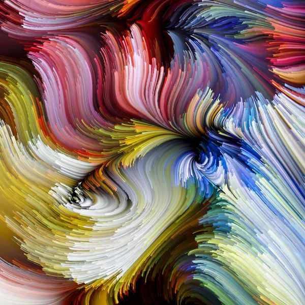 Serie Color Movimiento Composición Abstracta Del Patrón Pintura Líquida Adecuada — Foto de Stock