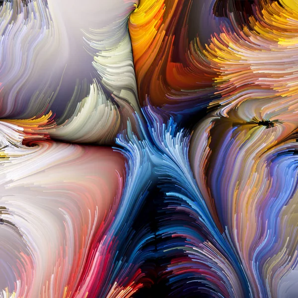 Serie Color Movimiento Disposición Creativa Patrón Pintura Líquida Para Tema —  Fotos de Stock