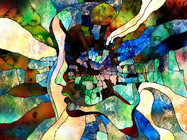 Lekeli Glass Forever serisi. Sanat, uzay bölünmesi ve tasarım ile ilgili projeler için arkaplan görevi görecek renk parçalarından, şekil kalıplarından ve sembollerden oluşan tasarım