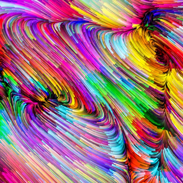 Serie Color Movimiento Diseño Compuesto Patrón Pintura Líquida Como Metáfora — Foto de Stock