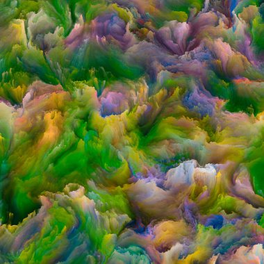 Organic Canvas series. Backdrop design of colorful, detailed textures for works on creativity in life and art