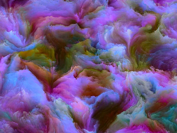 Serie Tela Organica Interazione Texture Colorate Dettagliate Legate Alla Creatività — Foto Stock
