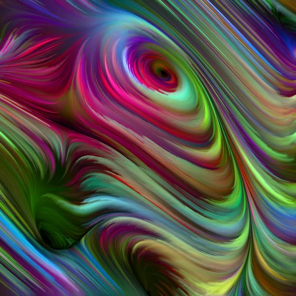 Color Swirl Serie Zusammensetzung Der Bunten Bewegung Der Spektralfasern Für — Stockfoto