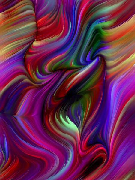 Série Color Swirl Projeto Fundo Movimento Colorido Fibras Espectrais Sobre — Fotografia de Stock